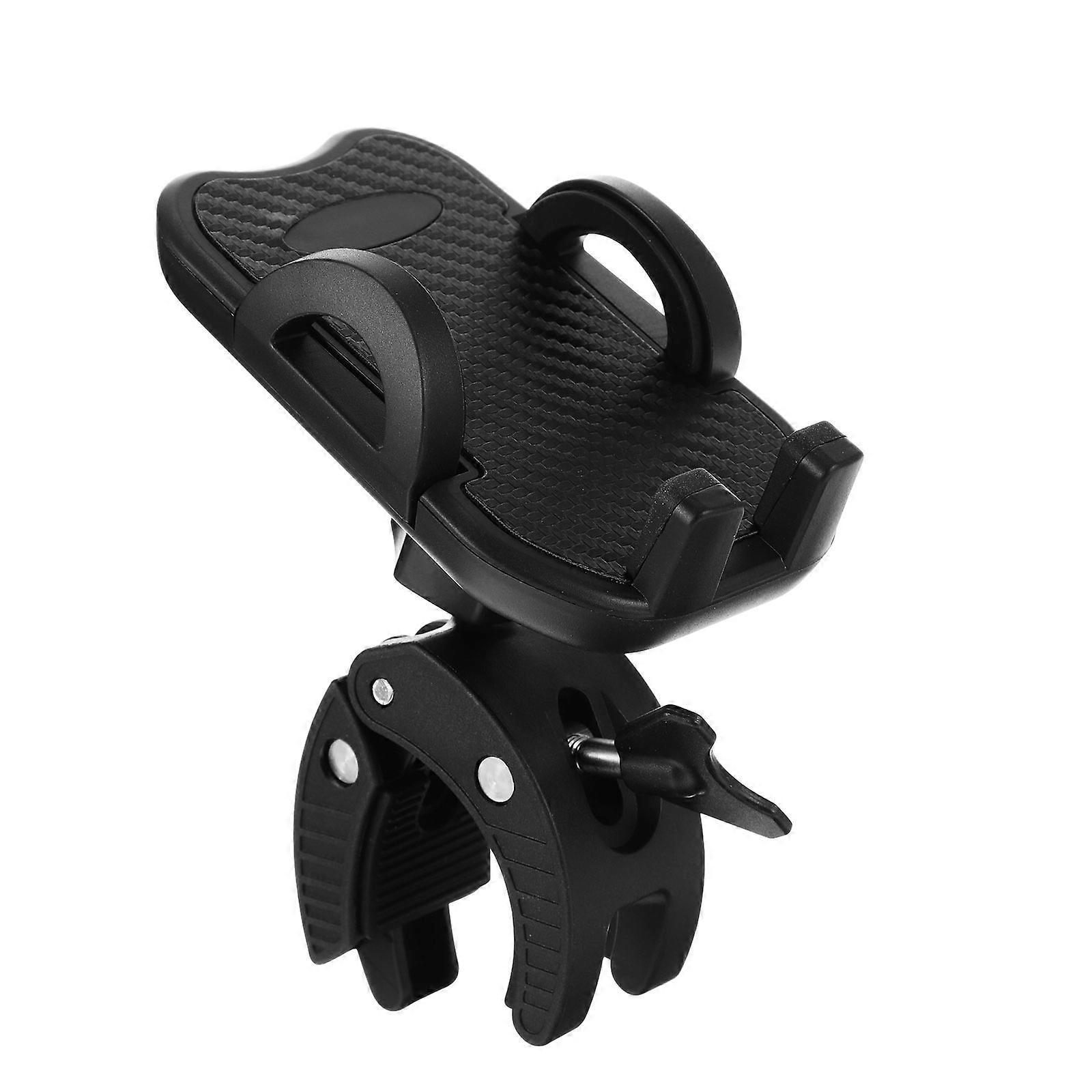Shake Motorcycle Phone Holder Handlebar Mount Bracket Lightweight Theft Screw Design Compatible With Multiple Devices