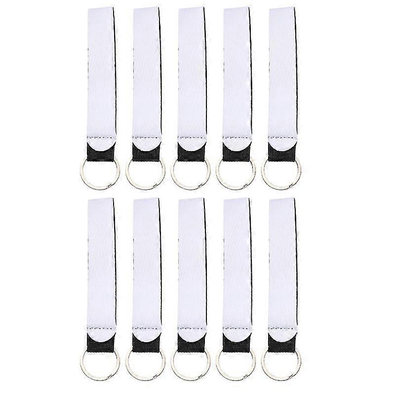 10pcs Blank Key Chain
