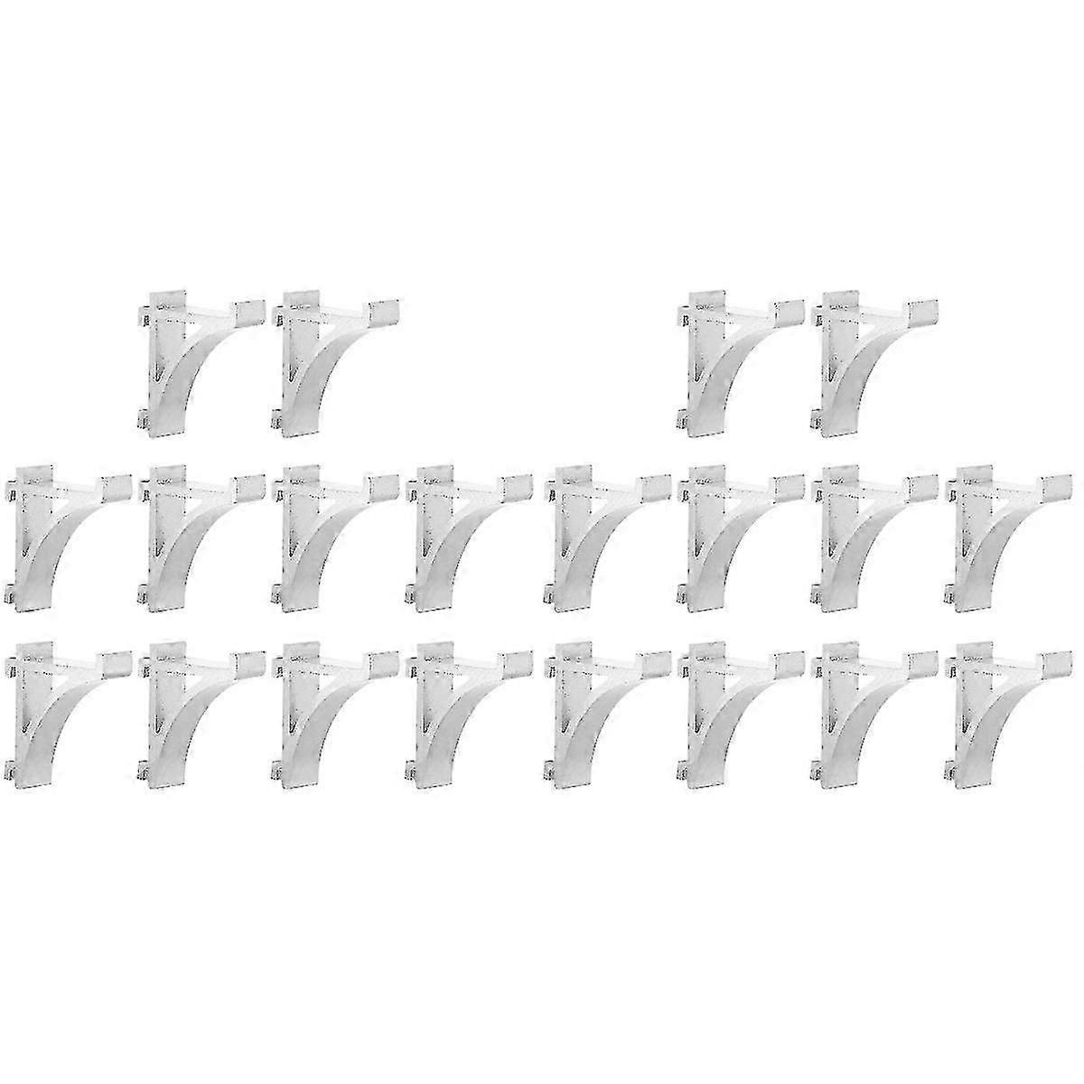 20 Pcs  Freezer Shelf Clips Refrigerator Support Hooks Cooler Shelf Brace