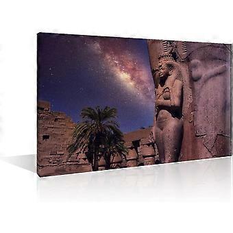 Karnak Céu estrelado à noite Maior complexo de templos do Egito Jigsaw de madeira 1000 peças brinquedos educativos