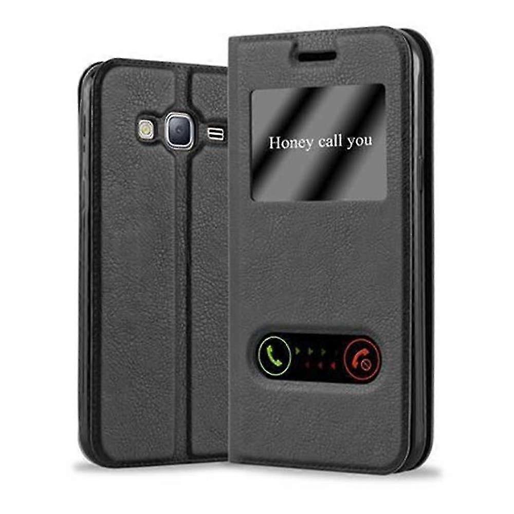 Case for Compatible Brand Galaxy J3 2016 - Featuring 2 Viewing Windows for Enhanced Functionality