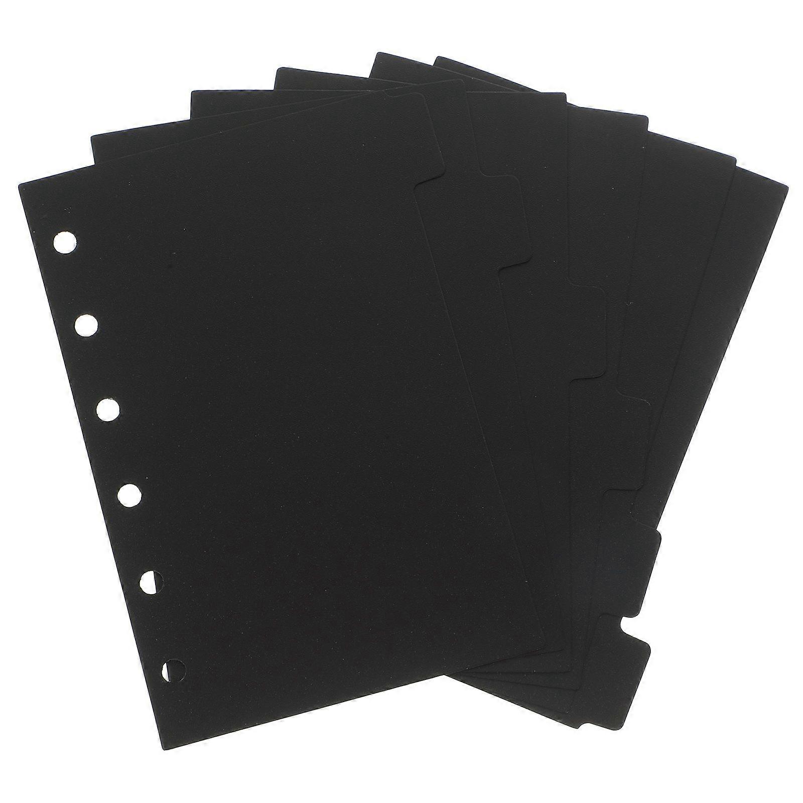 6 Sheets Binder Dividers Binder Notebook Indexing Page Notebook Page Divider for Binders