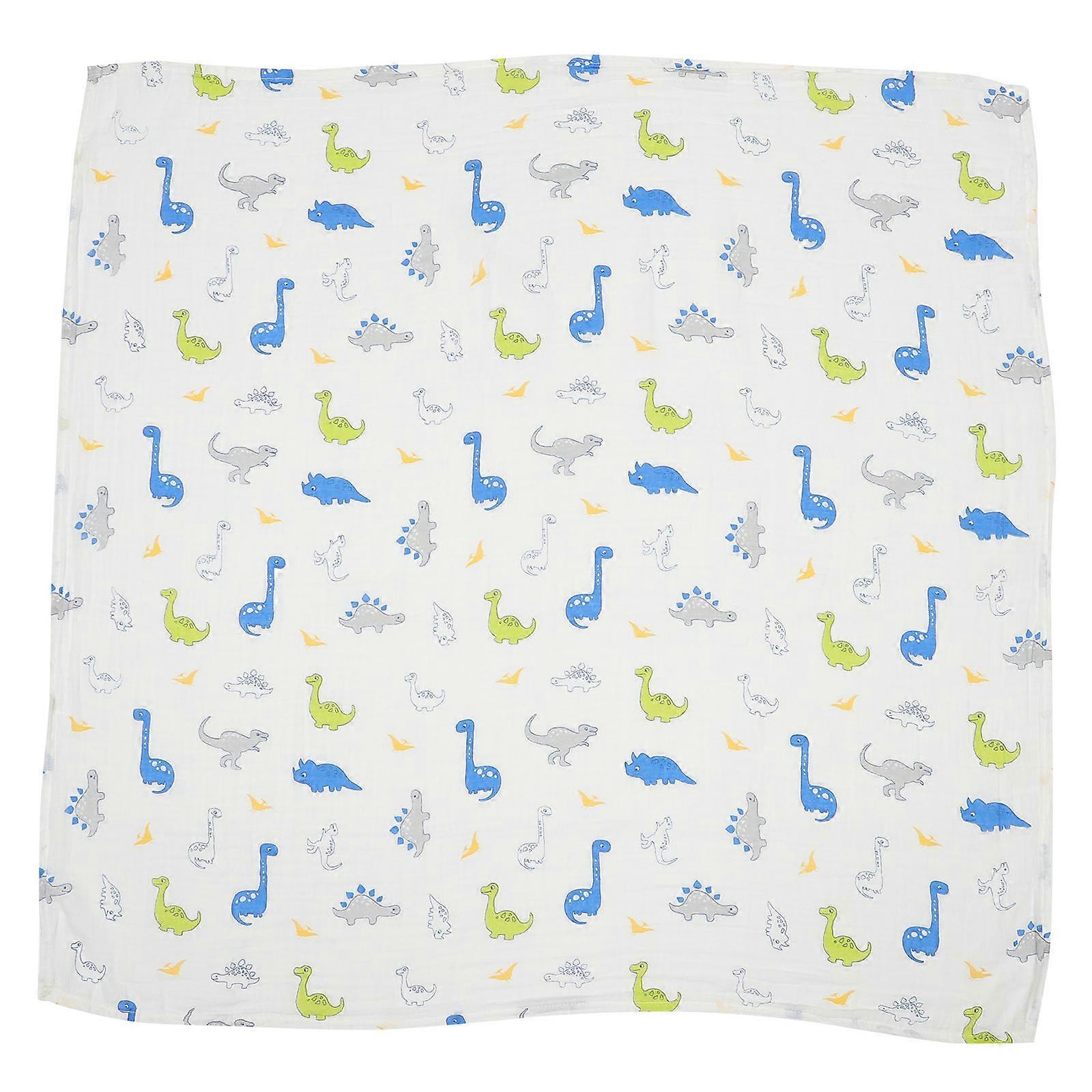 Newborn Baby Towels Soft Lightweight Bath Wrap Towel For Children Bathing Blue Sideband Random Pattern 1Pack