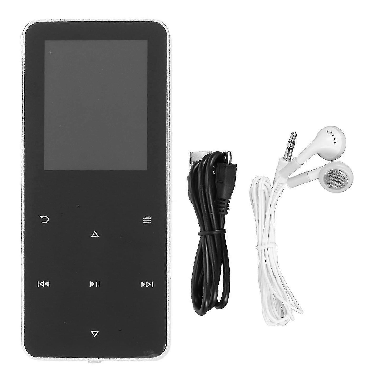 Portable Music Player with 1.8in Color Screen, Bluetooth 4.2, Touch Key, FM Radio, Speaker, Suitable for Certain Brands, 16GB Storage, Video