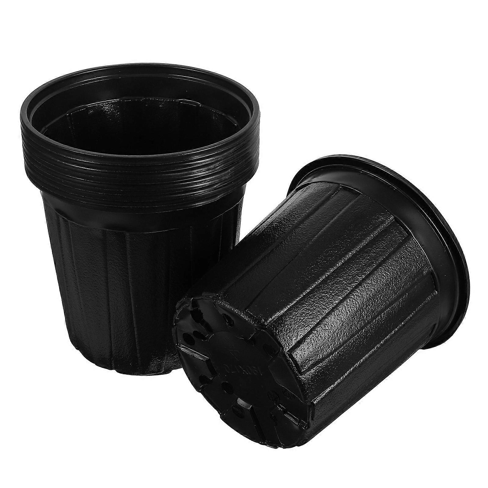 Here's a polished and professional product description based on your input:
**10pcs Durable Plastic Nursery Pots – Weatherproof Outdoor Planting