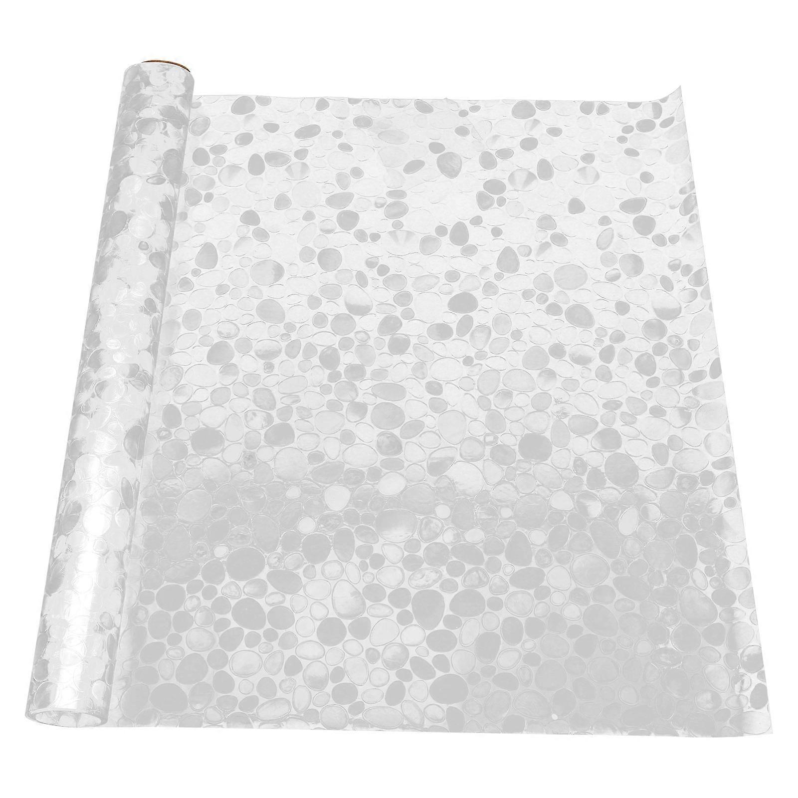 Bathroom Privacy Window Film Rectangular Static Cling Waterproof For Kitchen 200x44cm 1Set