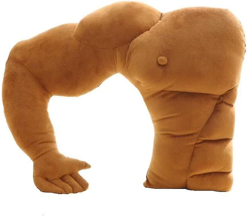 ボーイフレンド 巨大な腕ピローマン マッスルハグボディ暖かいベッドソファクッション