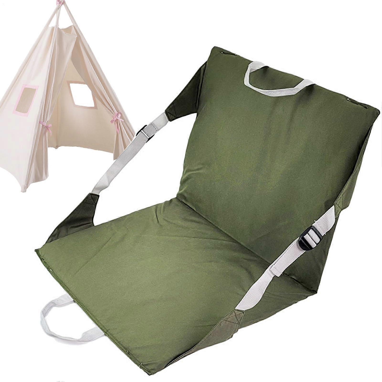 Foldable Stadium Seat with Back Support for Sports, Travel