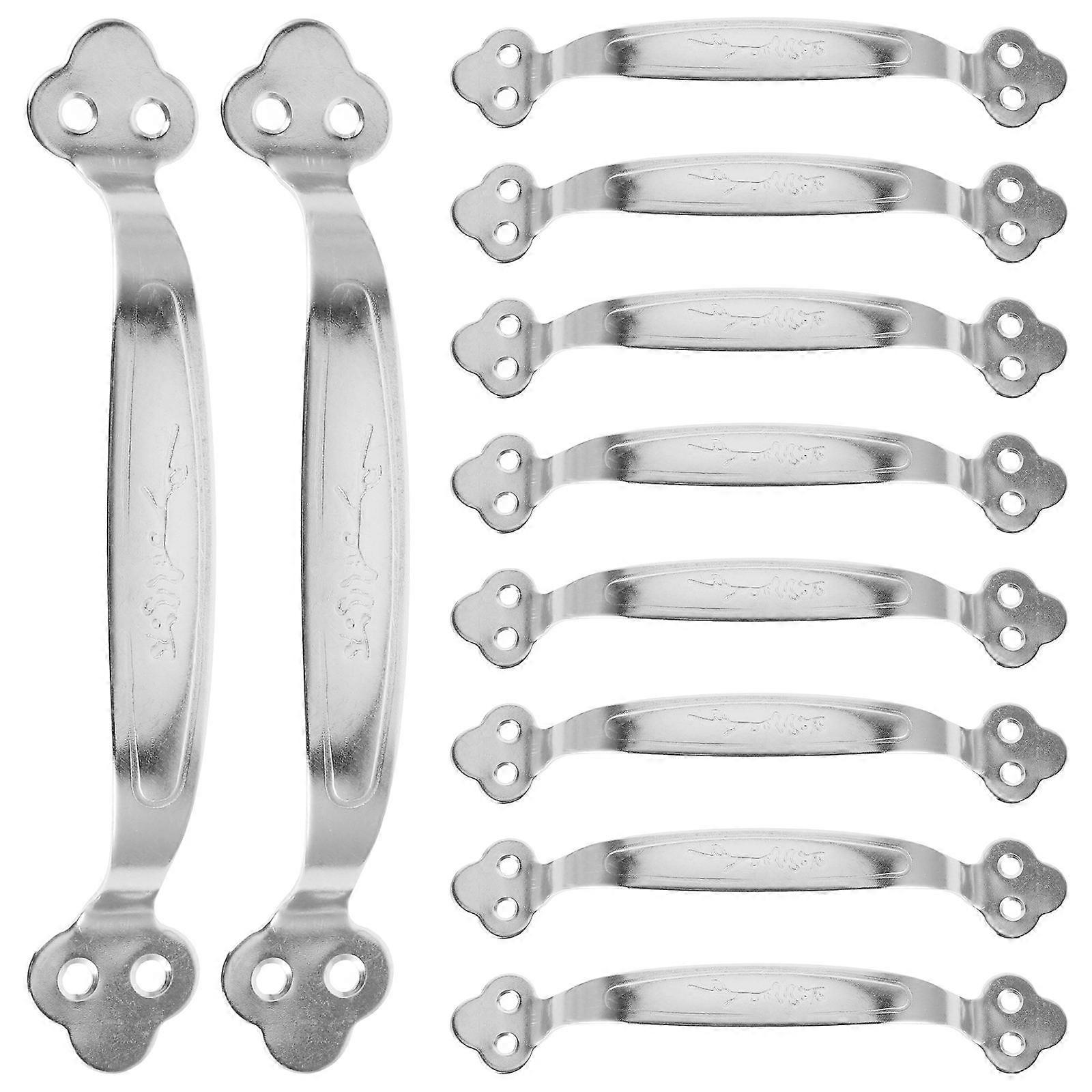 Stainless Steel Door Handle Easy Operation Secure Installation Kitchen Cabinet 10Set