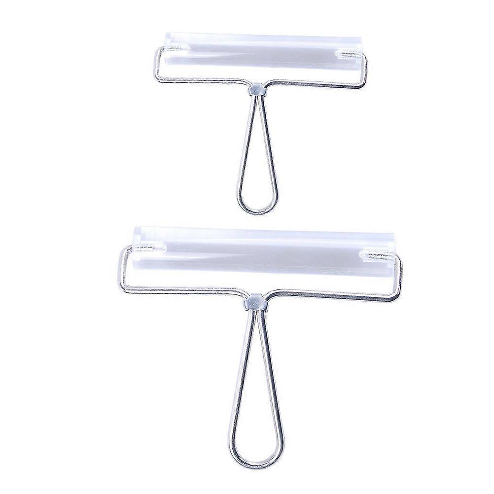 Glue Roller for Crafting Rollers for Inking Blocks Stainless Steel Painting Tools 15x14x2.5cm 2Pcs