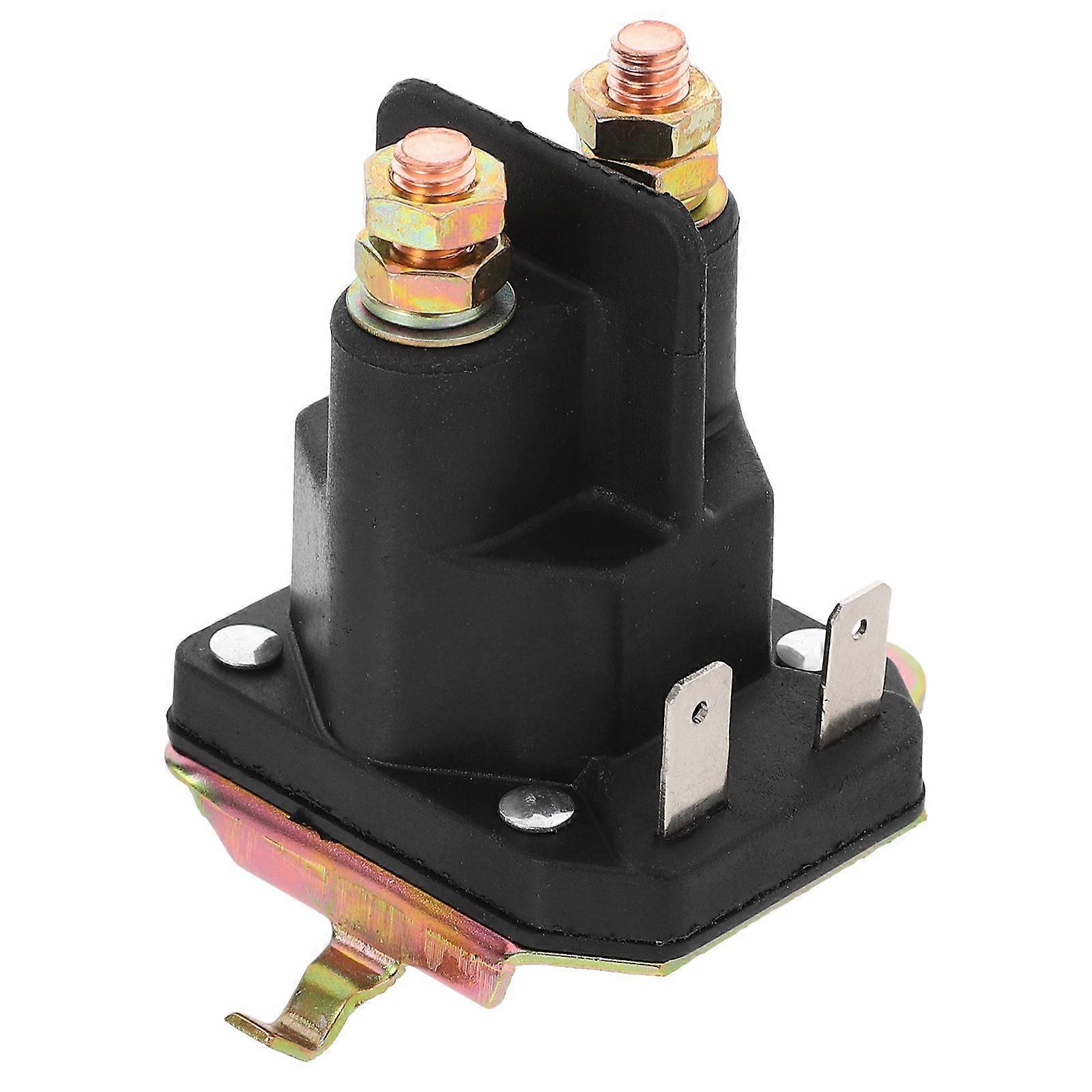 Voltage Sensitive Relay Car Electrical Control Automotive Relay 4 Pin Design Black 7 10X6 5X5CM Power Output 1Pack