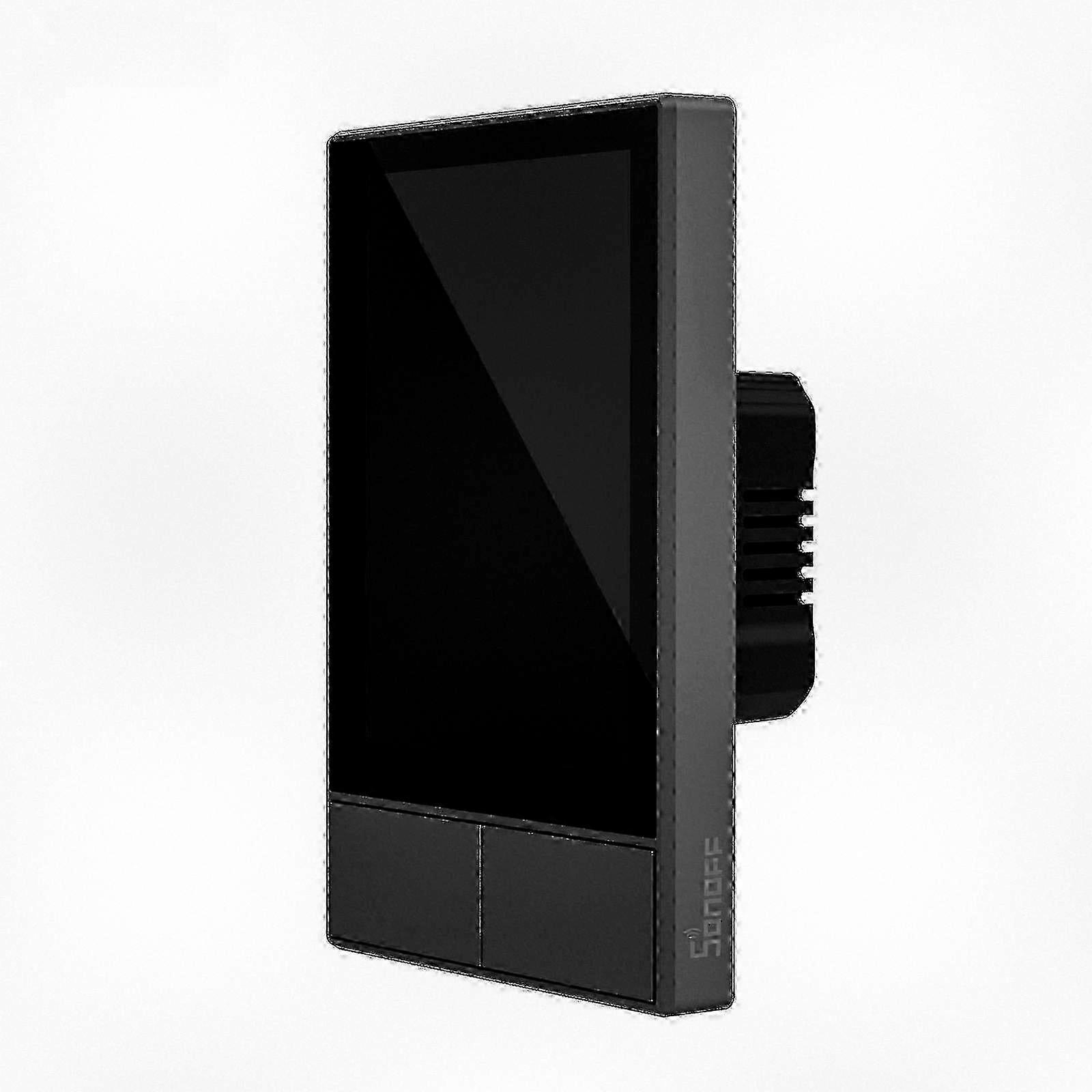 Nspanel Smart Scene WiFi Wall Switch, 2-Way Home Control Panel for Temperature & Humidity, Works with Alexa, WiFi Smart Switch for Home Automation