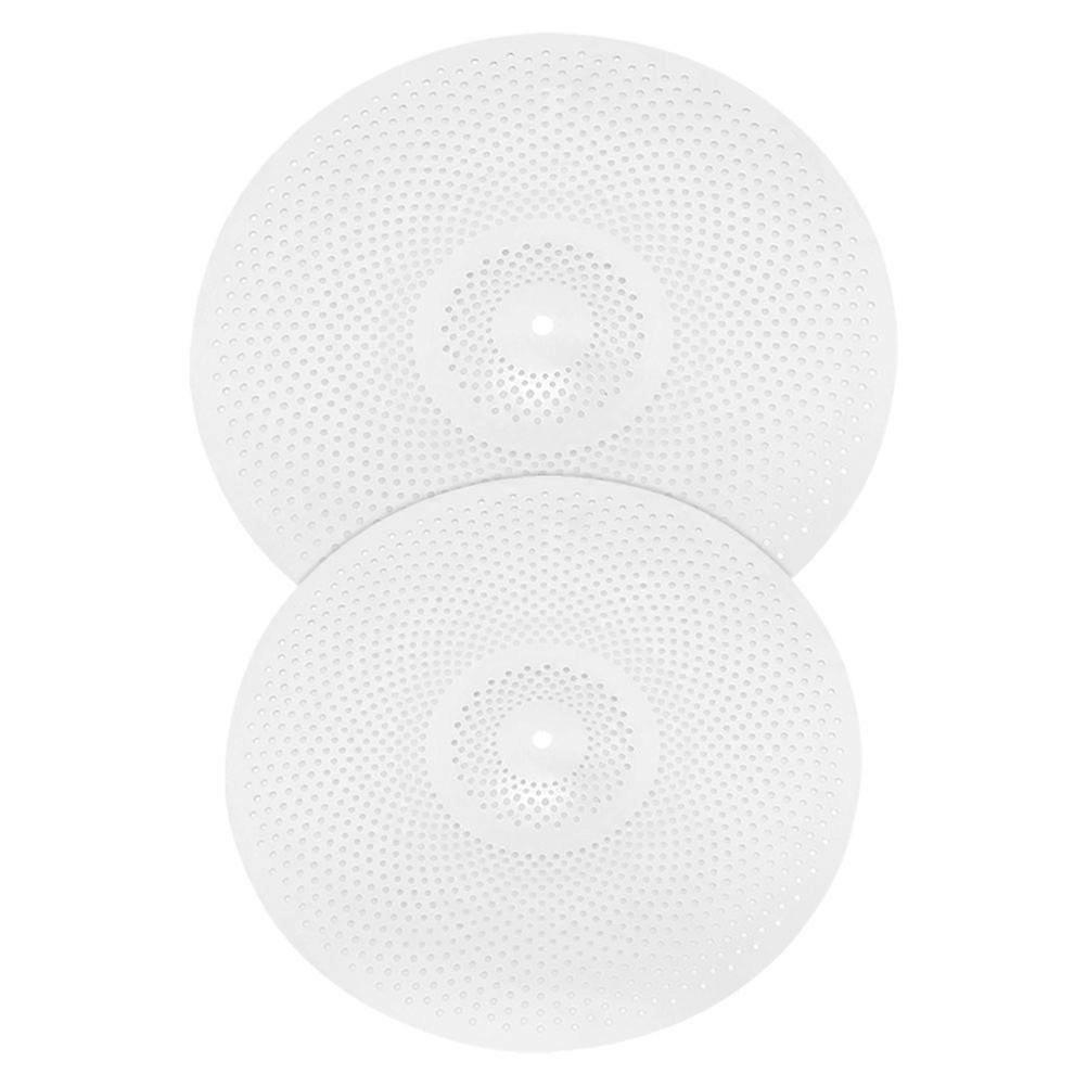 Universal Drum Cymbal Practical Quiet Cymbals Vibration Control Alloy Drum Set Cymbal 16-Inch Studio Recording Drummers 2Pcs