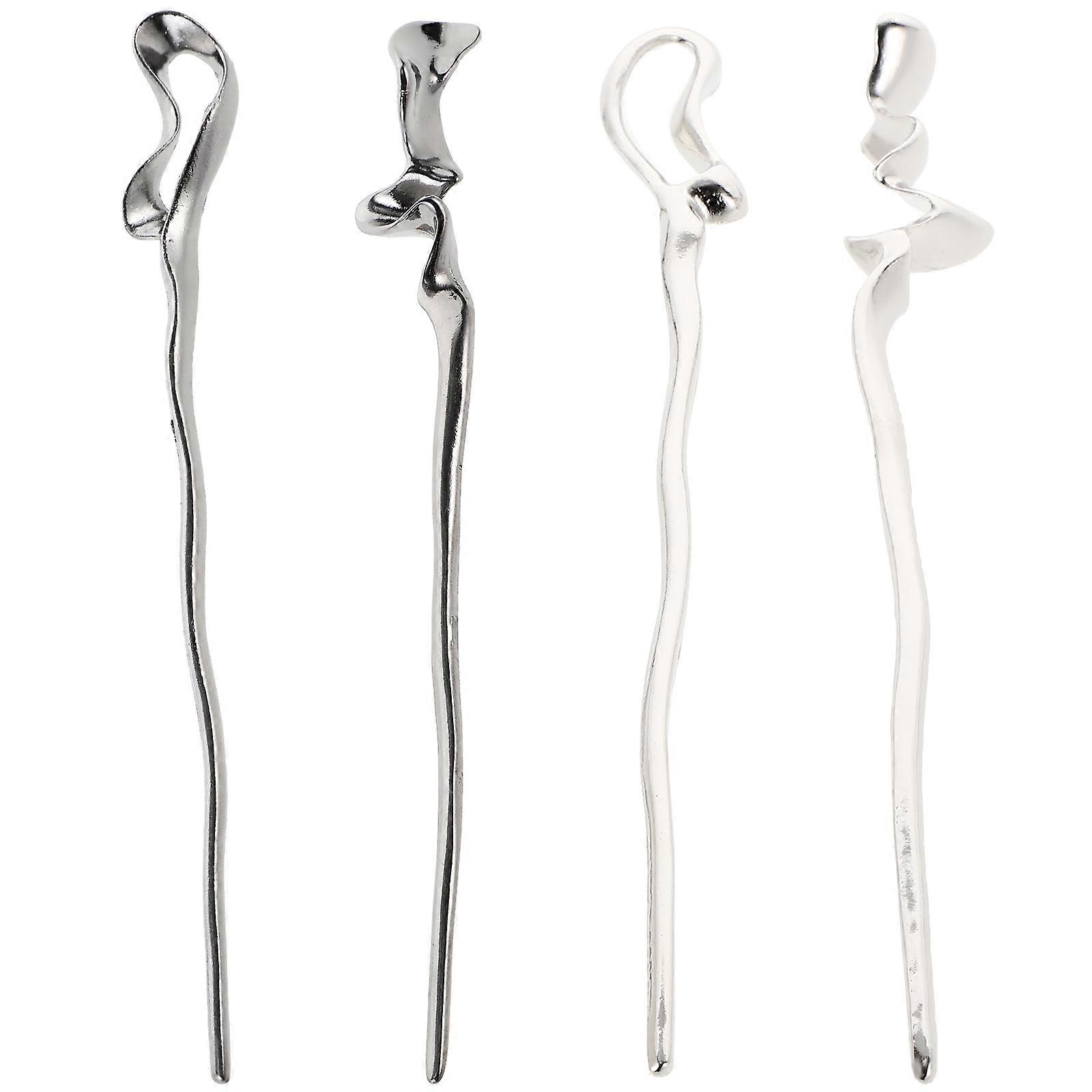 Here's a refined and professional product description based on your input:
**4pcs Vintage Hair Sticks Retro Chinese Hair Accessories for