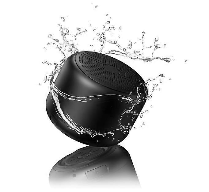 Portable Bluetooth Speakers Wireless Speaker- Waterproof Speaker with Loud Stereo Sound,15 Hours Playtime(Black)