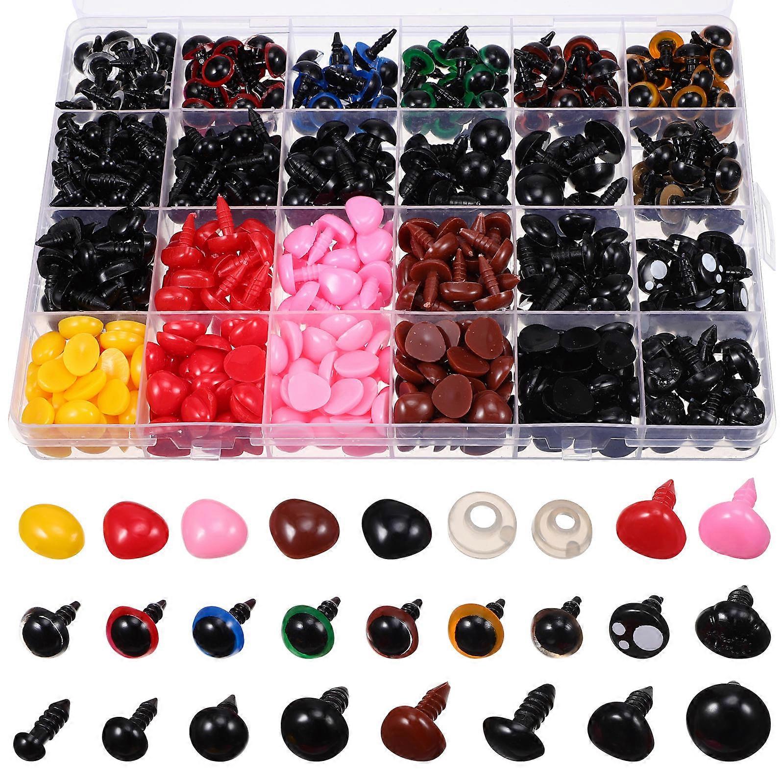 Stuffed Animal Eyes For Creative Projects Diy Activities Plastic Material 1040Pcs