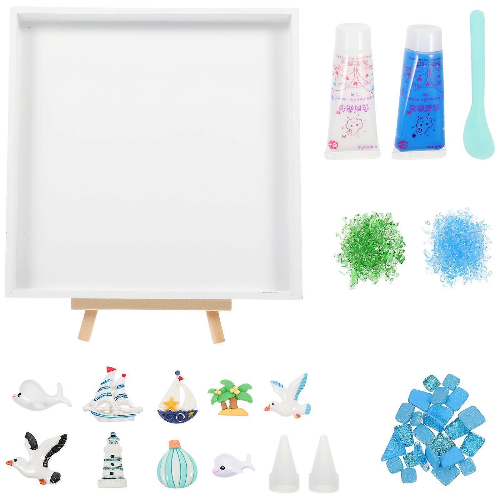 Diy Painting Diy Mosaic Craft Painting Decorative Three-Dimensional Painting For Adults Plastic Emotional Adjustment 1 Set