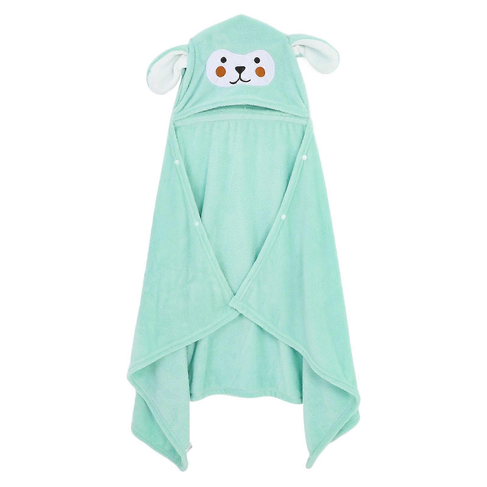 Soft Coral Fleece Hooded Bathrobe Towel Blanket for Boys – Versatile Bath Beach Use for Warmth and Comfort