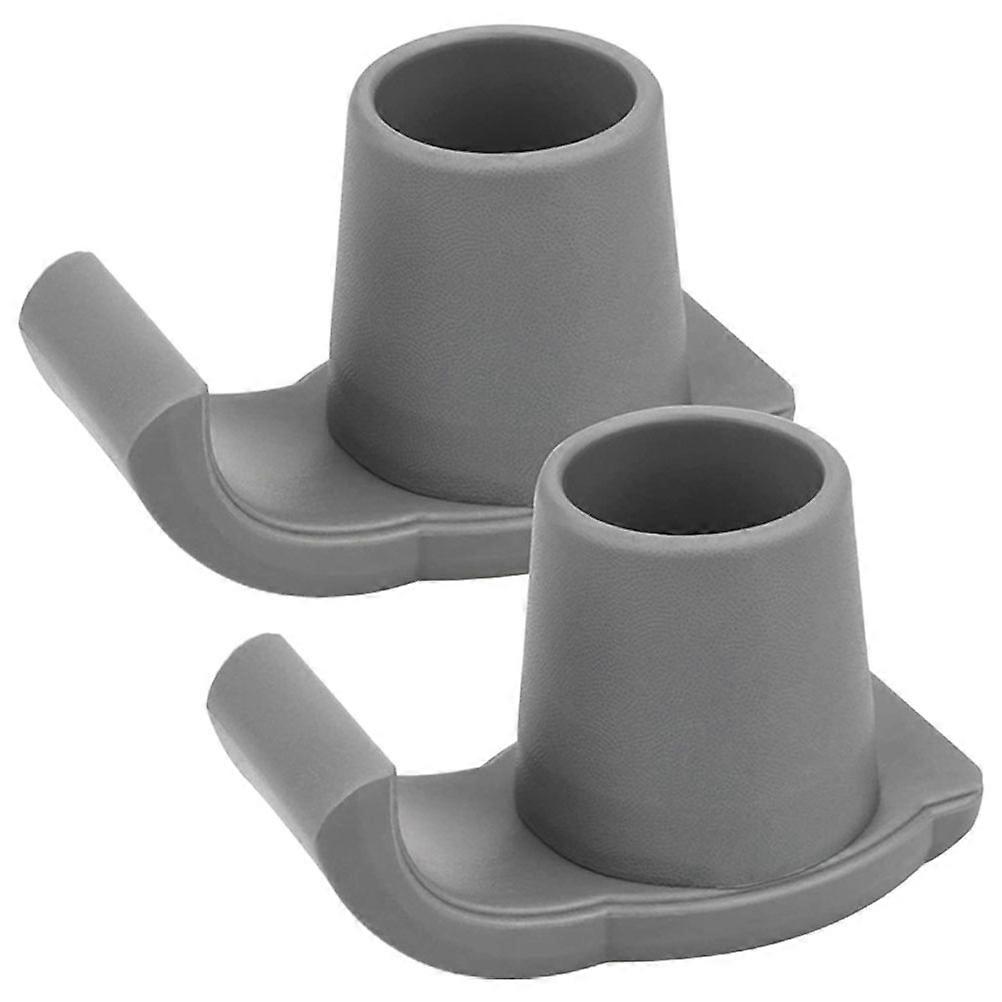 Walker Ski Glides Nonstick for Cane Outdoor Climbing Rubber 8.50X5.00X5.00cm Stability 2Pcs