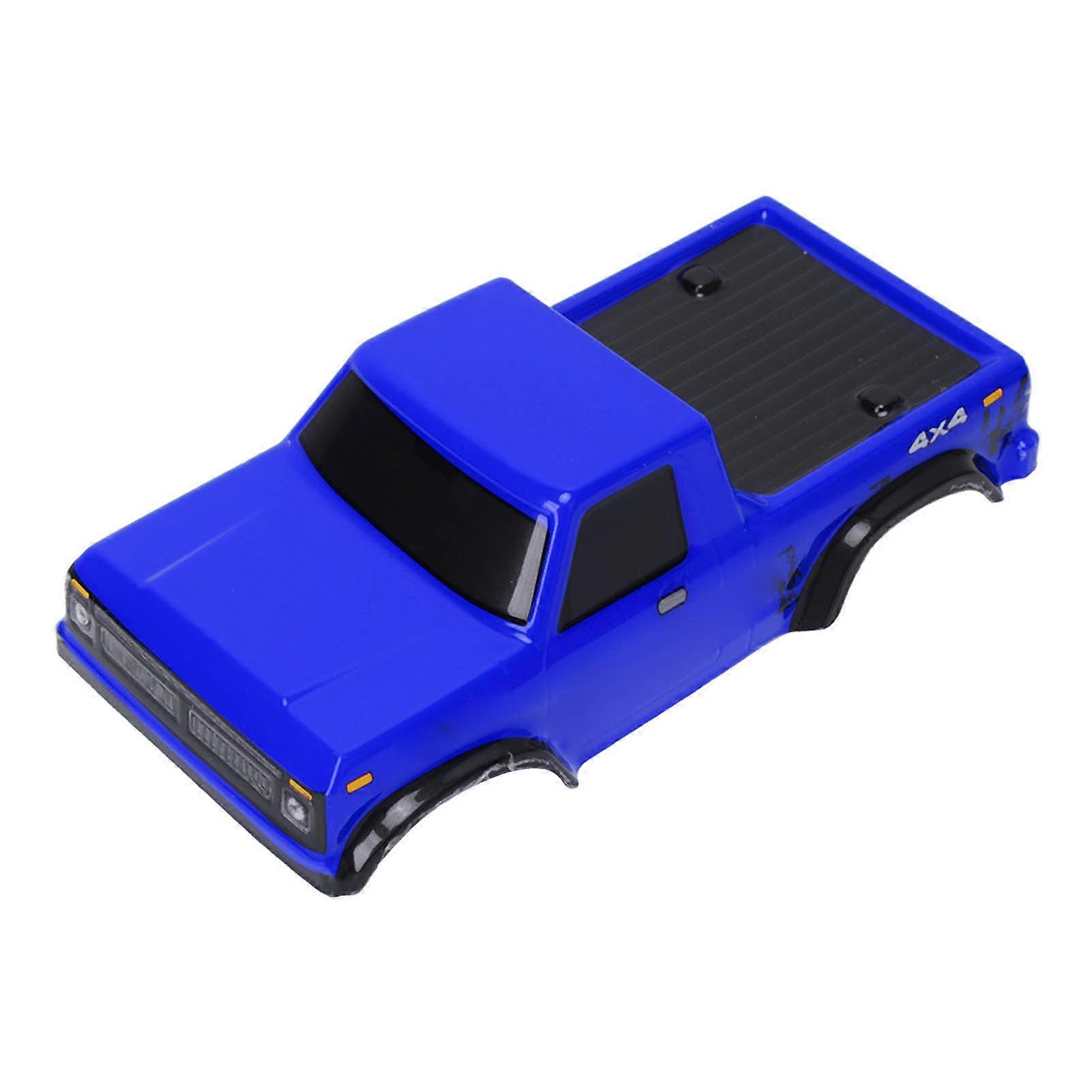 RC Car Body Shells 125mm Wheelbase Shockproof RC Car Accessories for Axial SCX24 1:24 Crawler Car Blue