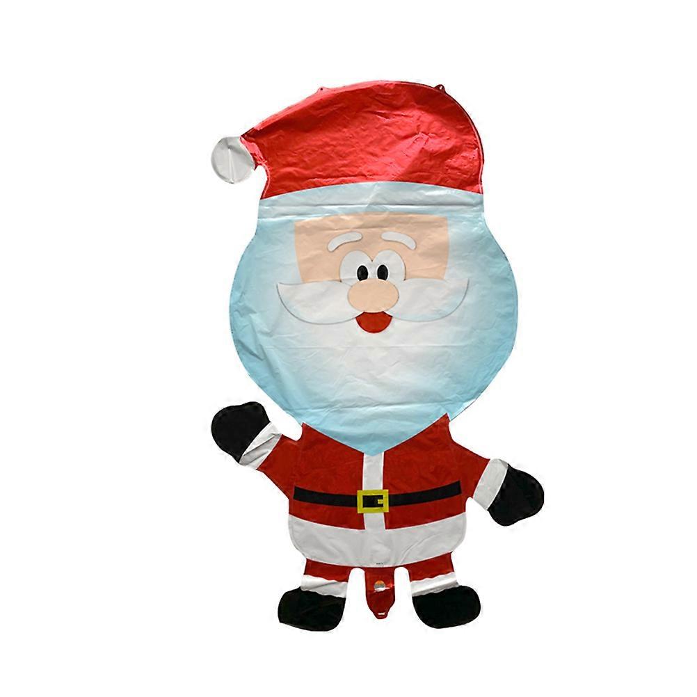 Aluminum Balloons Adorable Santa Claus Balloon Christmas Party Supplies Decoration Multi 68 x 50 x 0.1 Cm Balloon Ornament 1Pcs