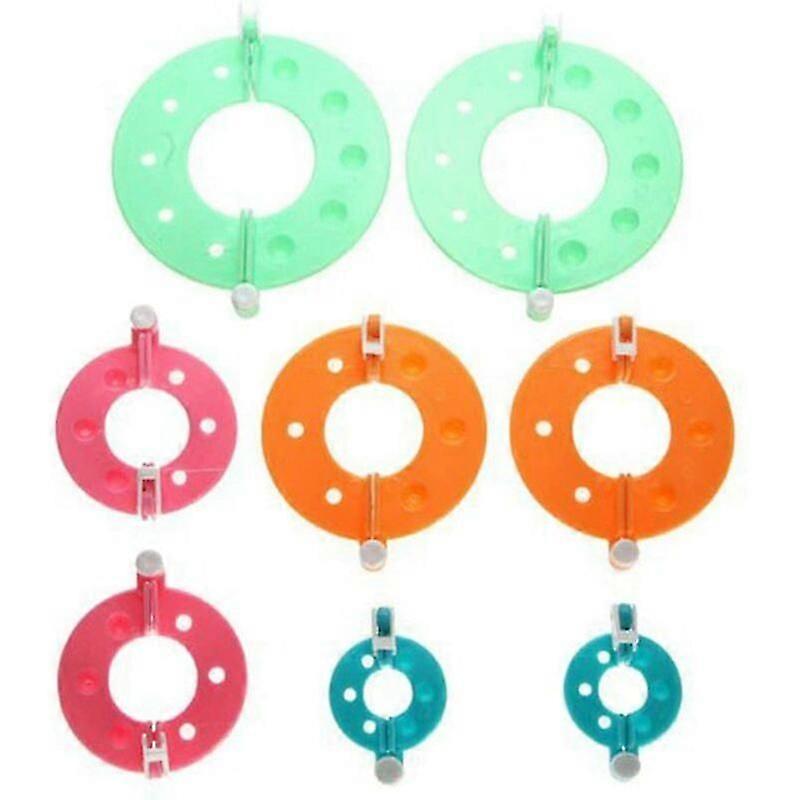 DIY Pompom Maker Kit - 8 Pieces in 4 Sizes