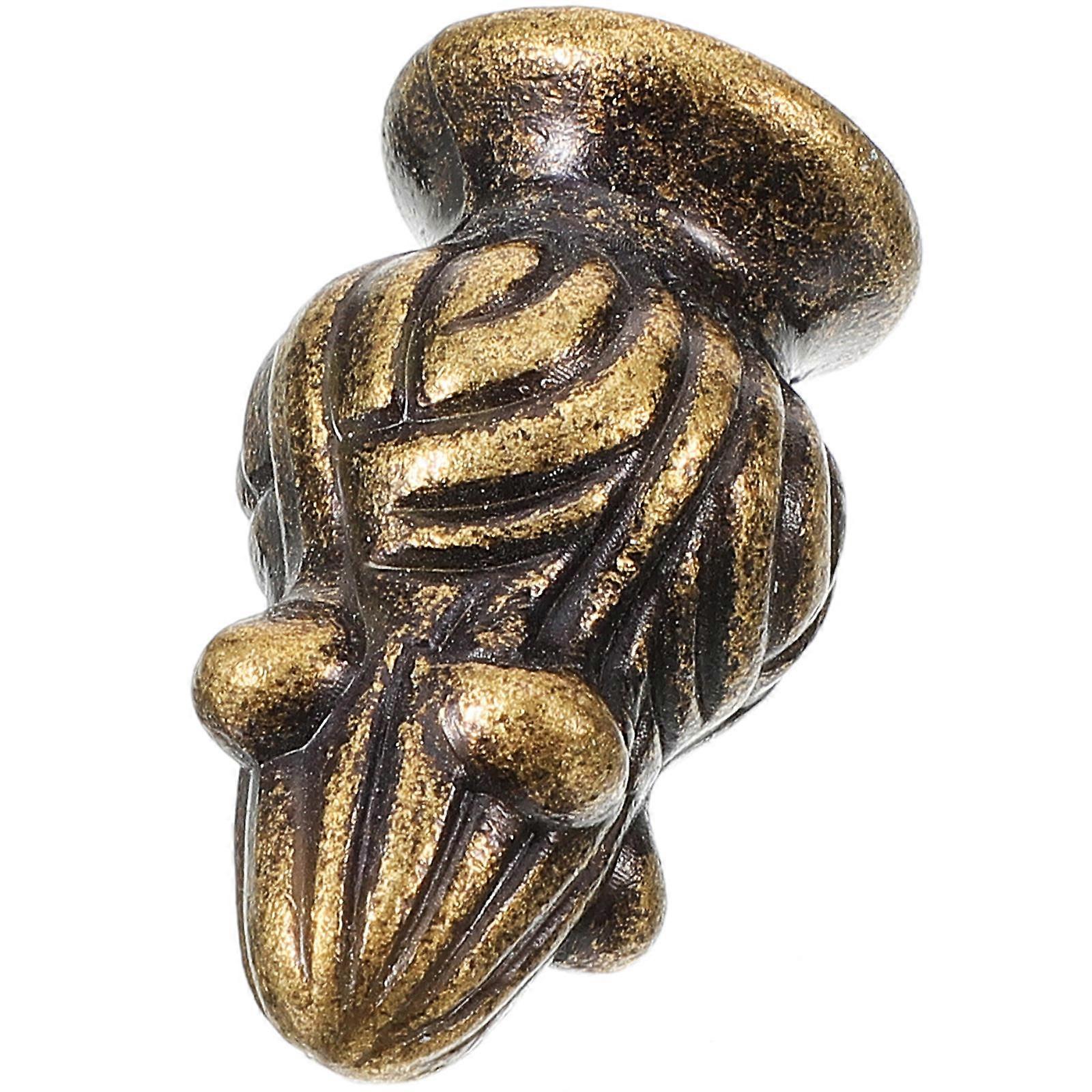 Decorative Lamp Finial Knob for Table and Floor Lamps Zinc Alloy Pineapple Design, Easy Installation, Fits Most DIY Home Projects, Antique Bronze