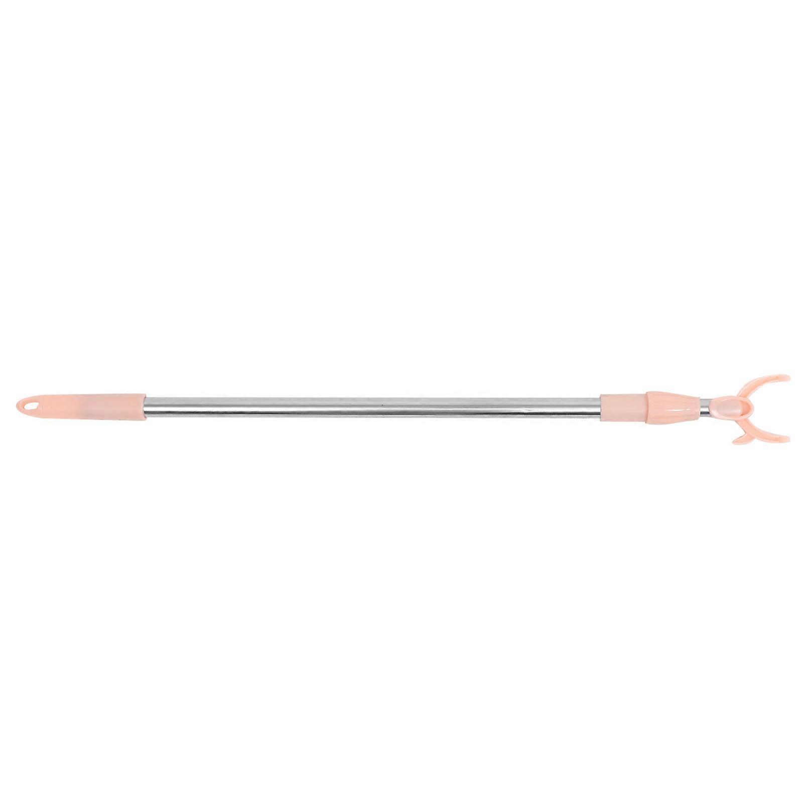 Metal Clothes Reaching Rod with Splicing Design for Closet Hooks – Lightweight Laundry Pole for Home Drying Convenience