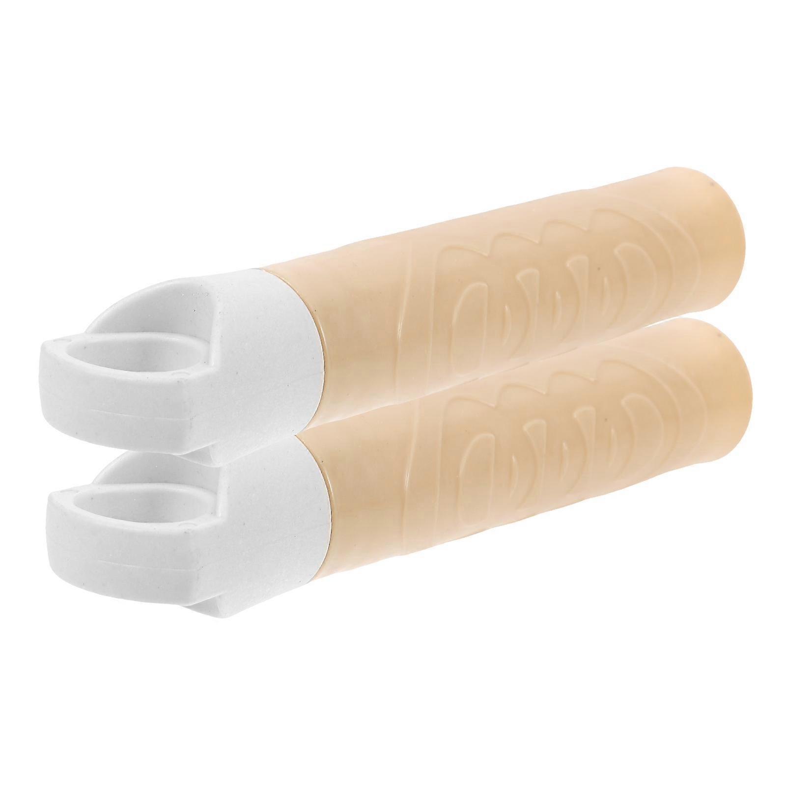 2pcs Ergonomic Mop Handle Grips Replacement for Broom Comfortable End Caps Easy Cleaning Fit Pole Design Use