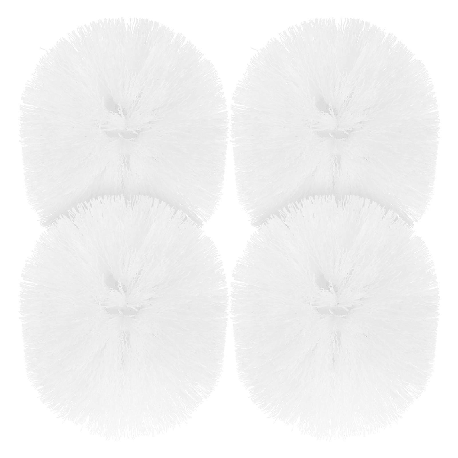 Toilet Clean Brush Replacement Bathroom Cleaning Tools Round Shape Plastic White 8.50X8.00X8.00CM