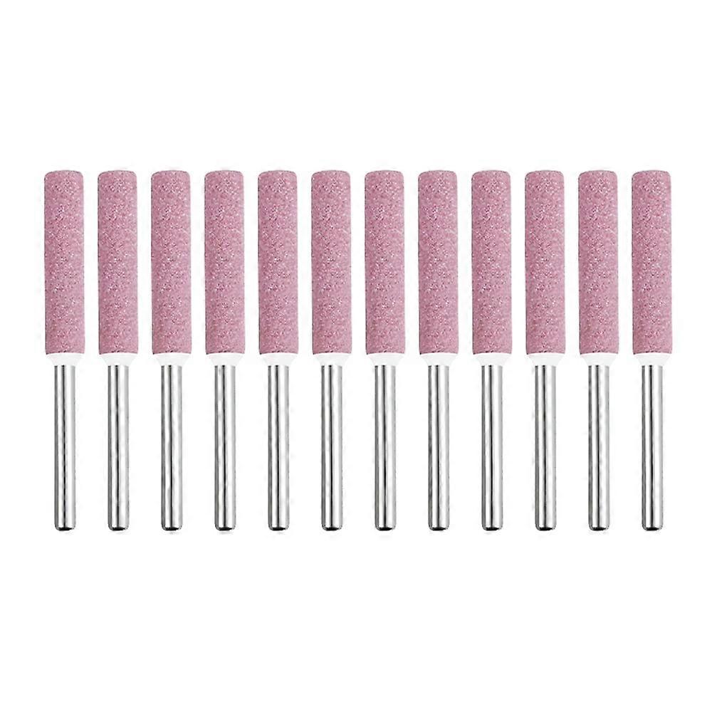 Burr Sharpening Stone File Chainsaw Sharpener Chainsaw Sharpening Stone 4.8 mm Pack of 12