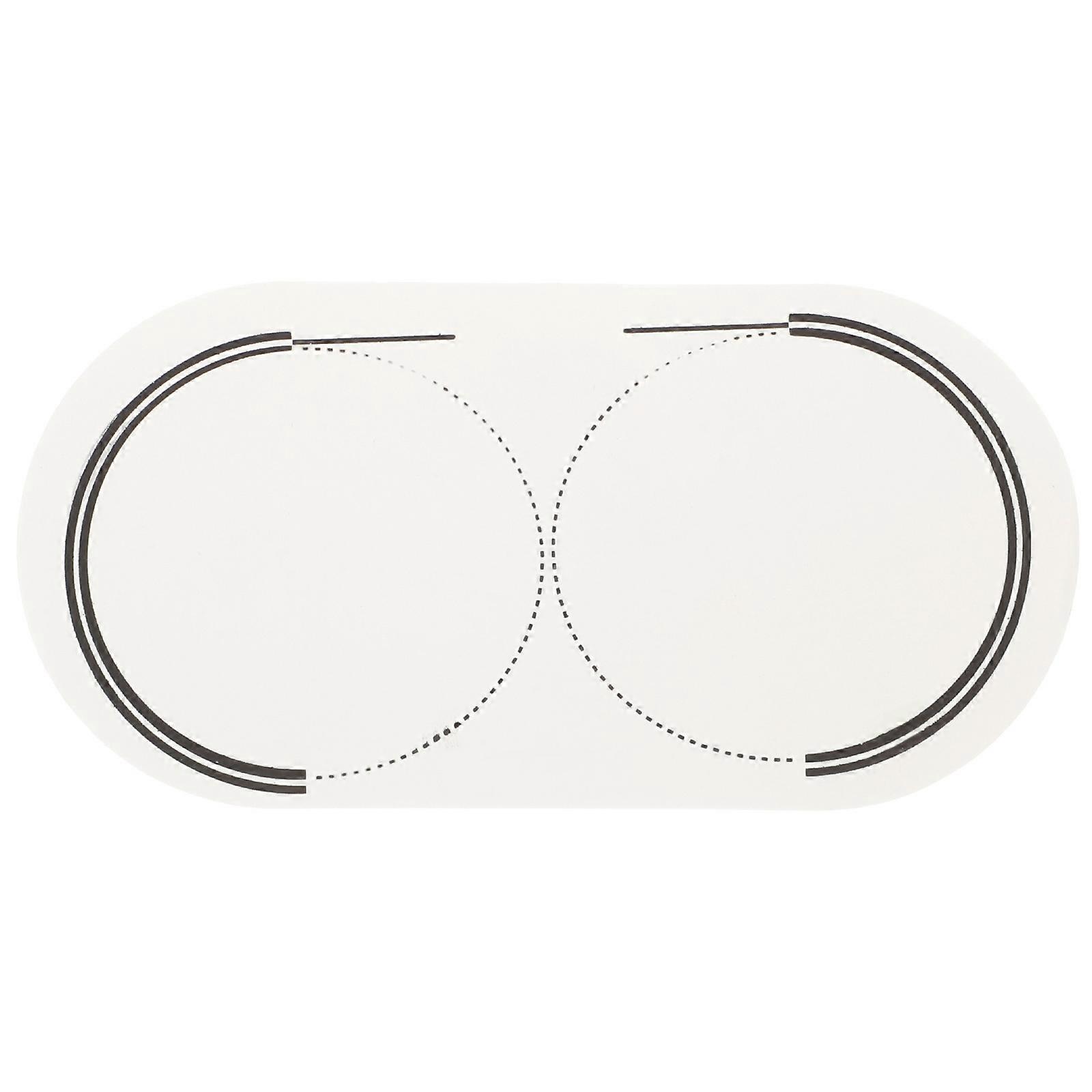 Percussion Sticker Drum Pad Sticker Replacement for Drumming Practice Plastic Material Protective 1Pcs