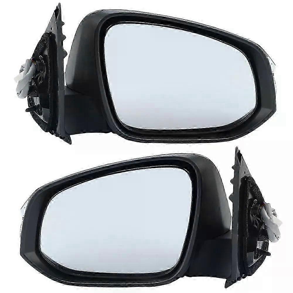 7 Wire Side Rearview Mirror Assembly Fit For Toyota Hilux 2015-2020 Electroplated With Turn Signal Light Door Mirror Car Accessories