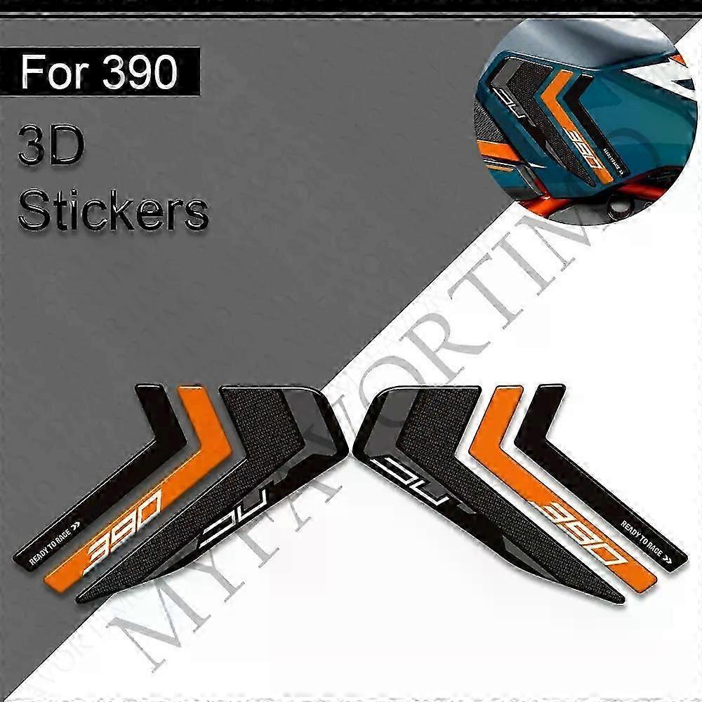 390 Duk 2024 の絶妙なフィット感 絶妙なオートバイ フェアリング フェンダー プロテクター 絶妙なタンク パッド サイド グリップ ガス燃料油キット 膝 絶妙なタンクパッド E