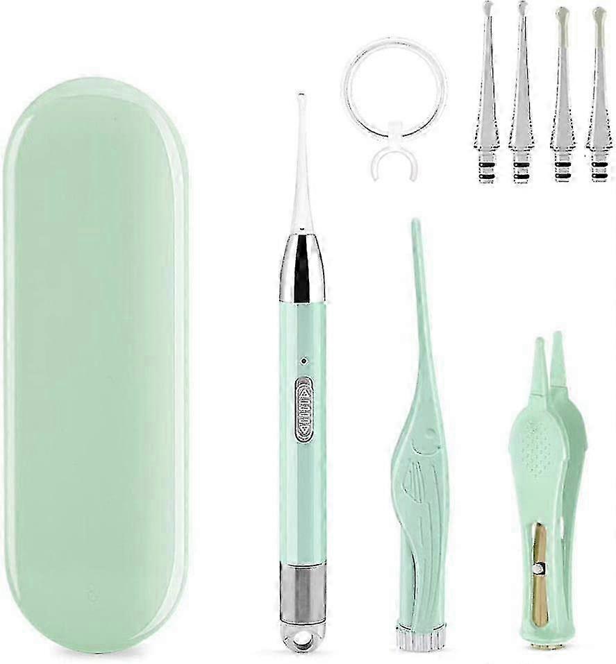 Ear Wax Removal Kit with Light, Includes 3 Tools and Tweezers, Ideal for Personal Care and Hygiene
