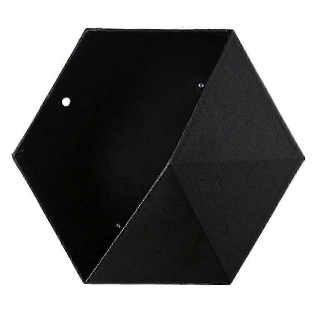 Geometric Floating Shelf - Simple Hexagonal Wall Storage Display