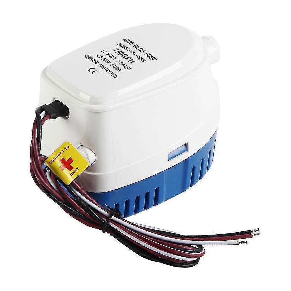12V 750GPH Automatic Submersible Bilge Water Pump With Float Switch Suitable For Boats