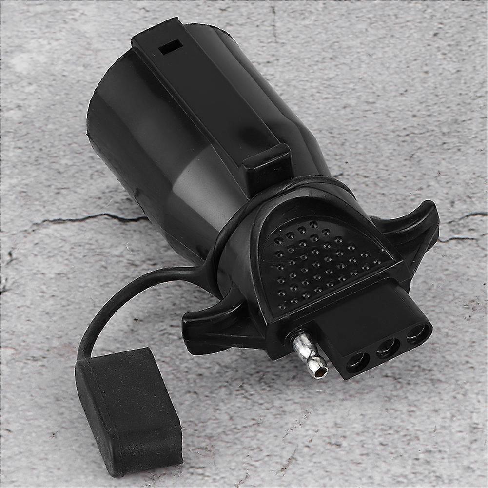 7 Blade to Flat 4 Pin Waterproof Trailer Adapter Connector ABS