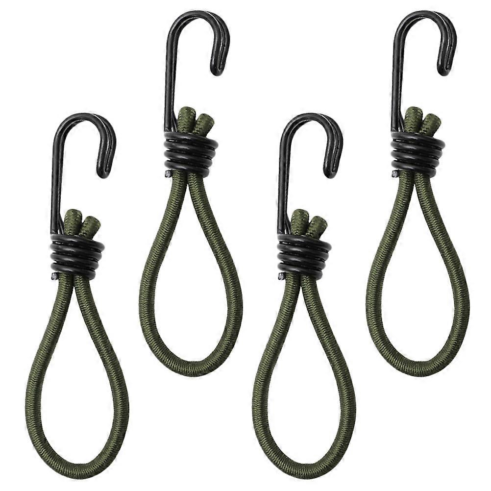 Backpack Bungee Cord Outdoor Tent Accessories For Camping Traveling 4Pcs