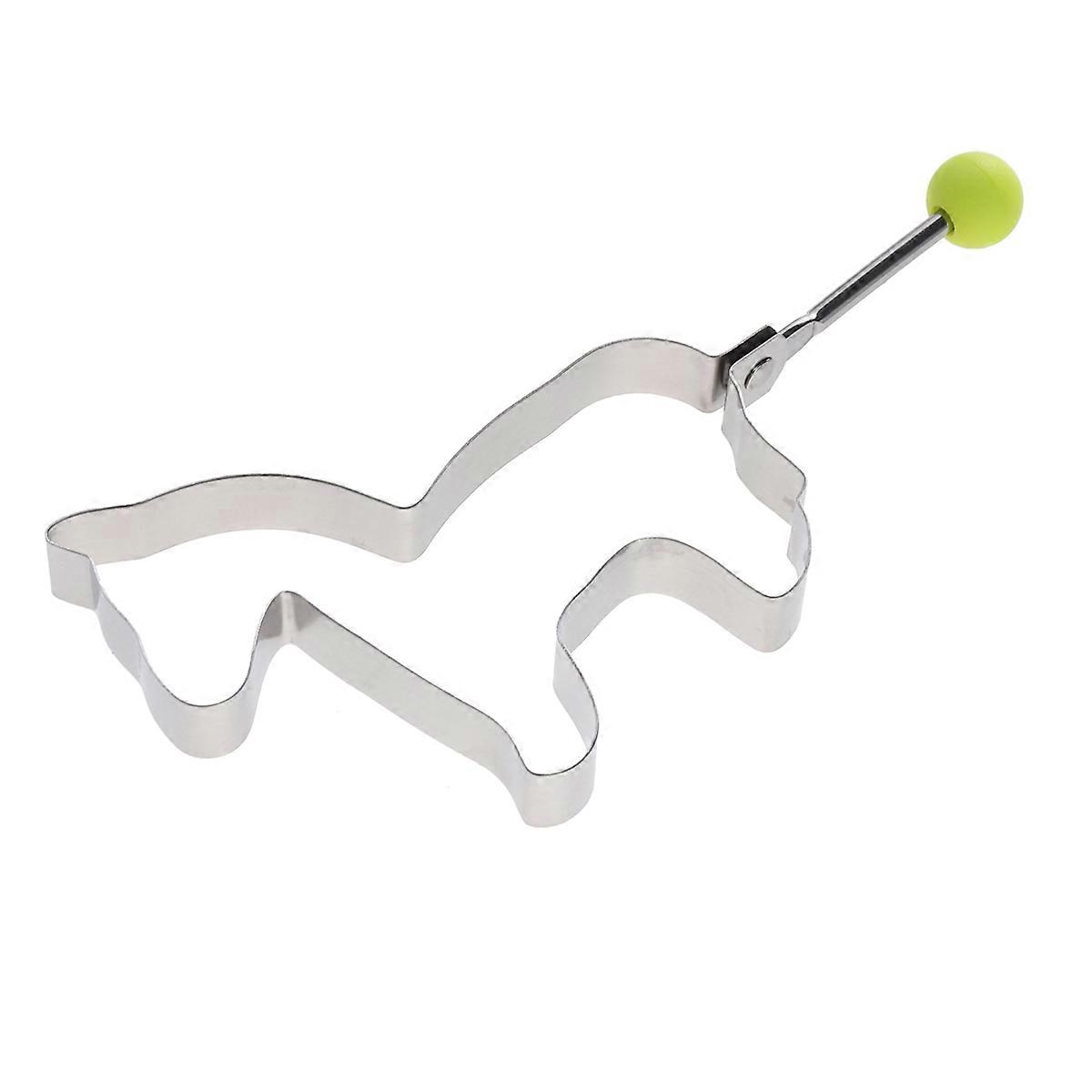 Round Egg Metal Pancake Molds Horse Design For Breakfast Preparation 1Pack