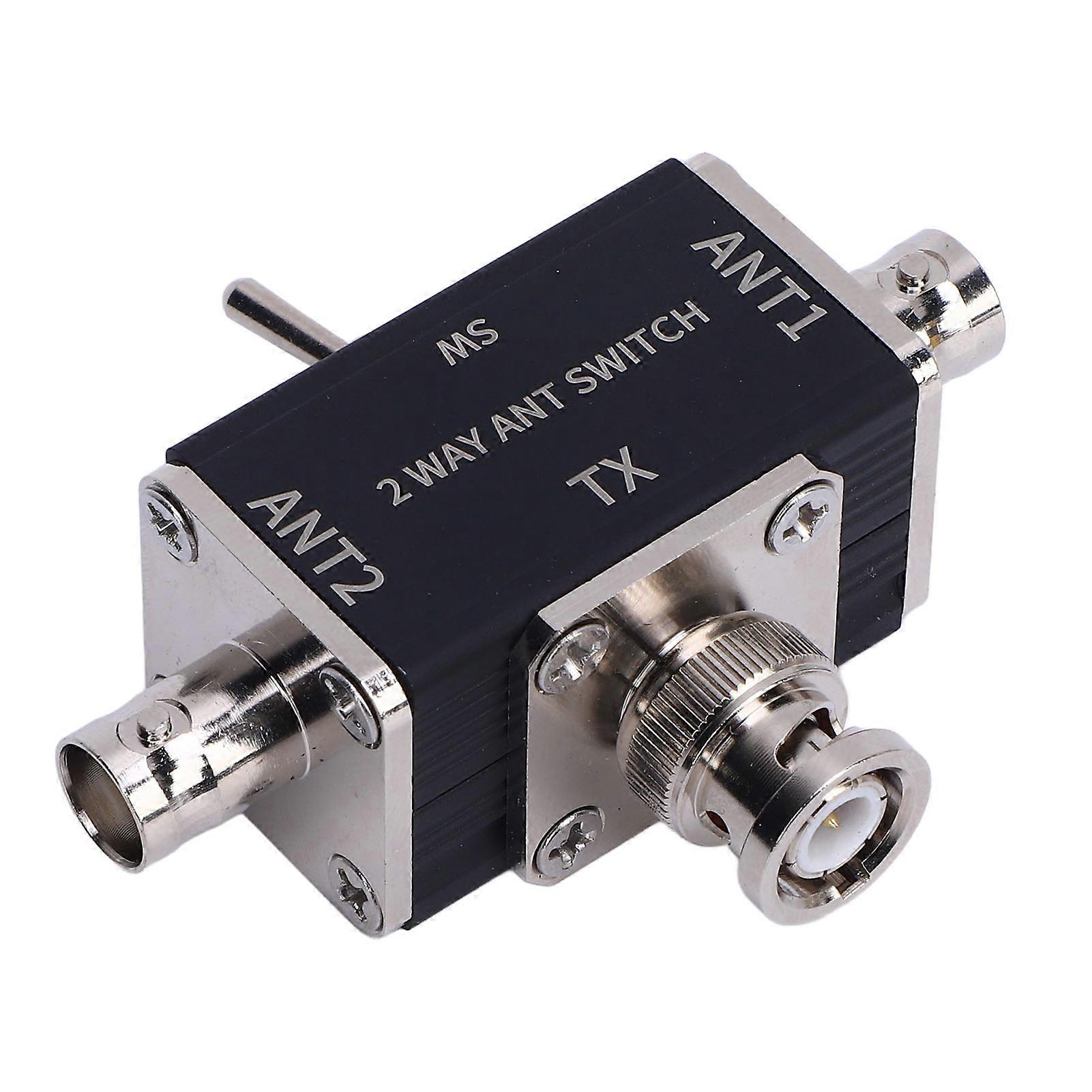 2 Way 100W BNC Coaxial Switch 1-30MHz Gold Plated AL Alloy