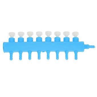 2025 Neuestes Modell 1Pc Aquarium Luftstromsplitter 8-Wege-Luftstromverteiler Fisch