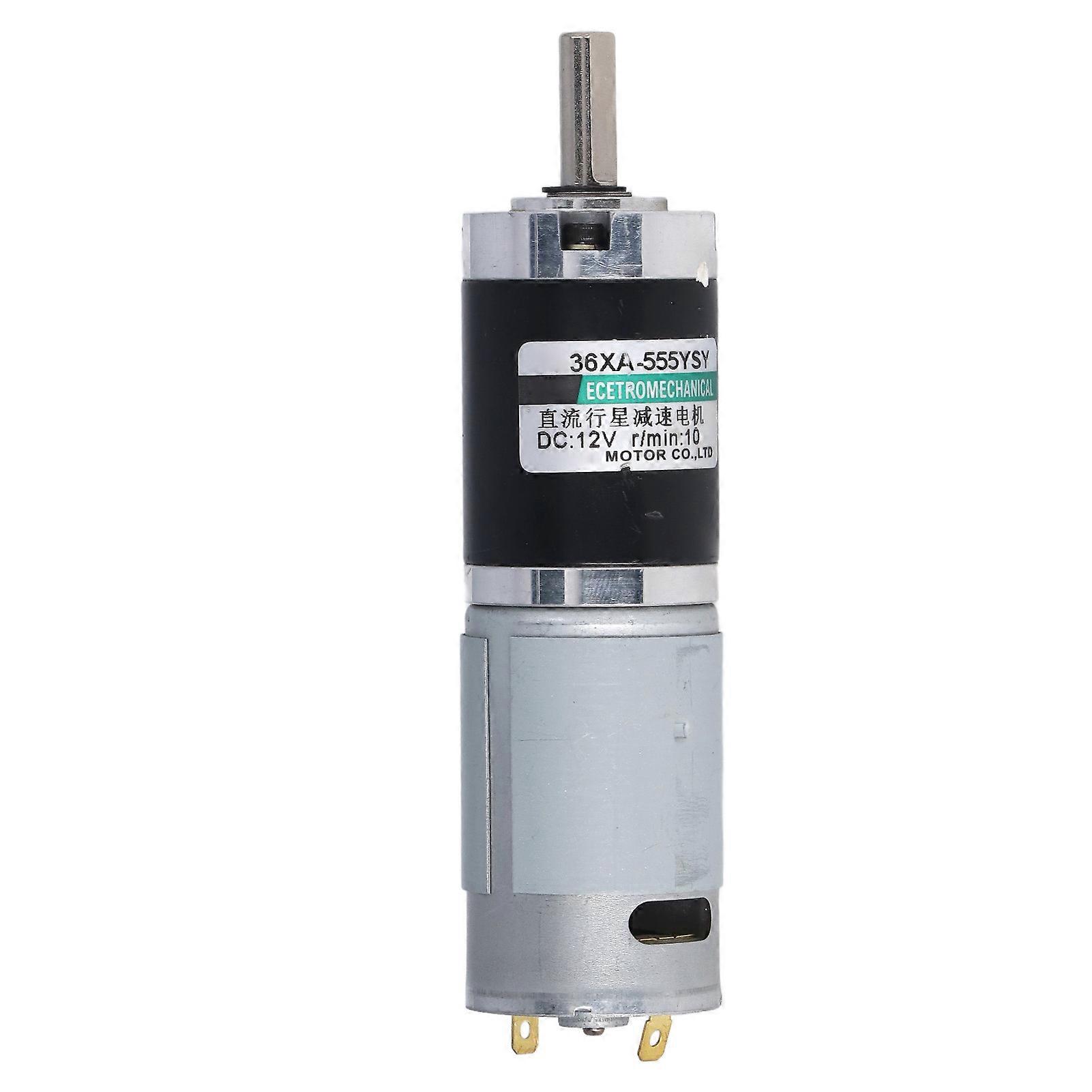 DC 12V Micro Geared Motor CW CCW Low Speed Copper Motor for Industrial Devices 15W 0.15A