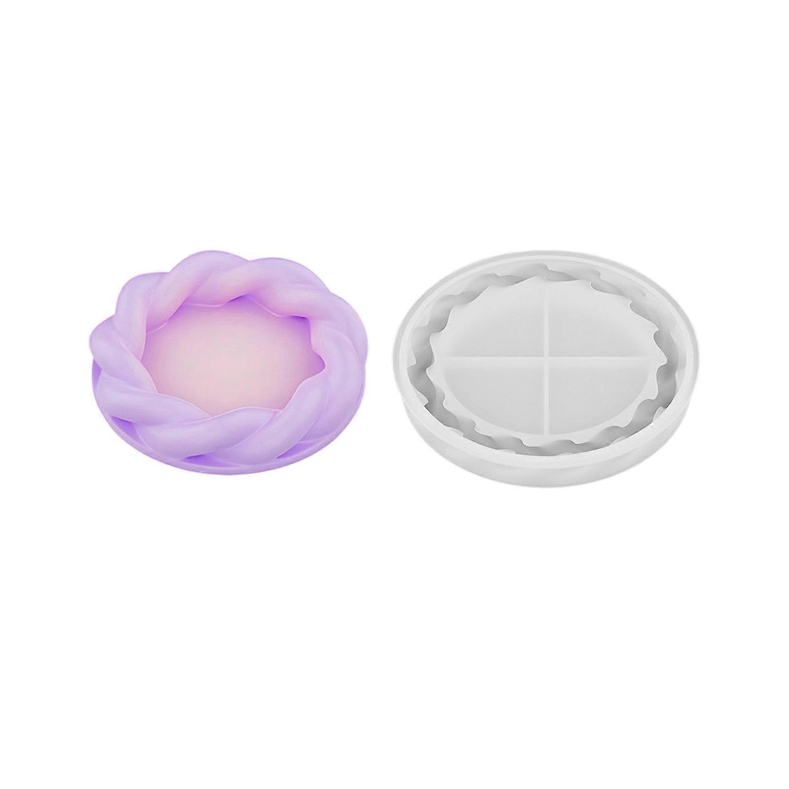 Multipurpose Silicone Twist Plate Tray Enhances Atmospheres Accessory for Home Use and Professional Party Planning  S