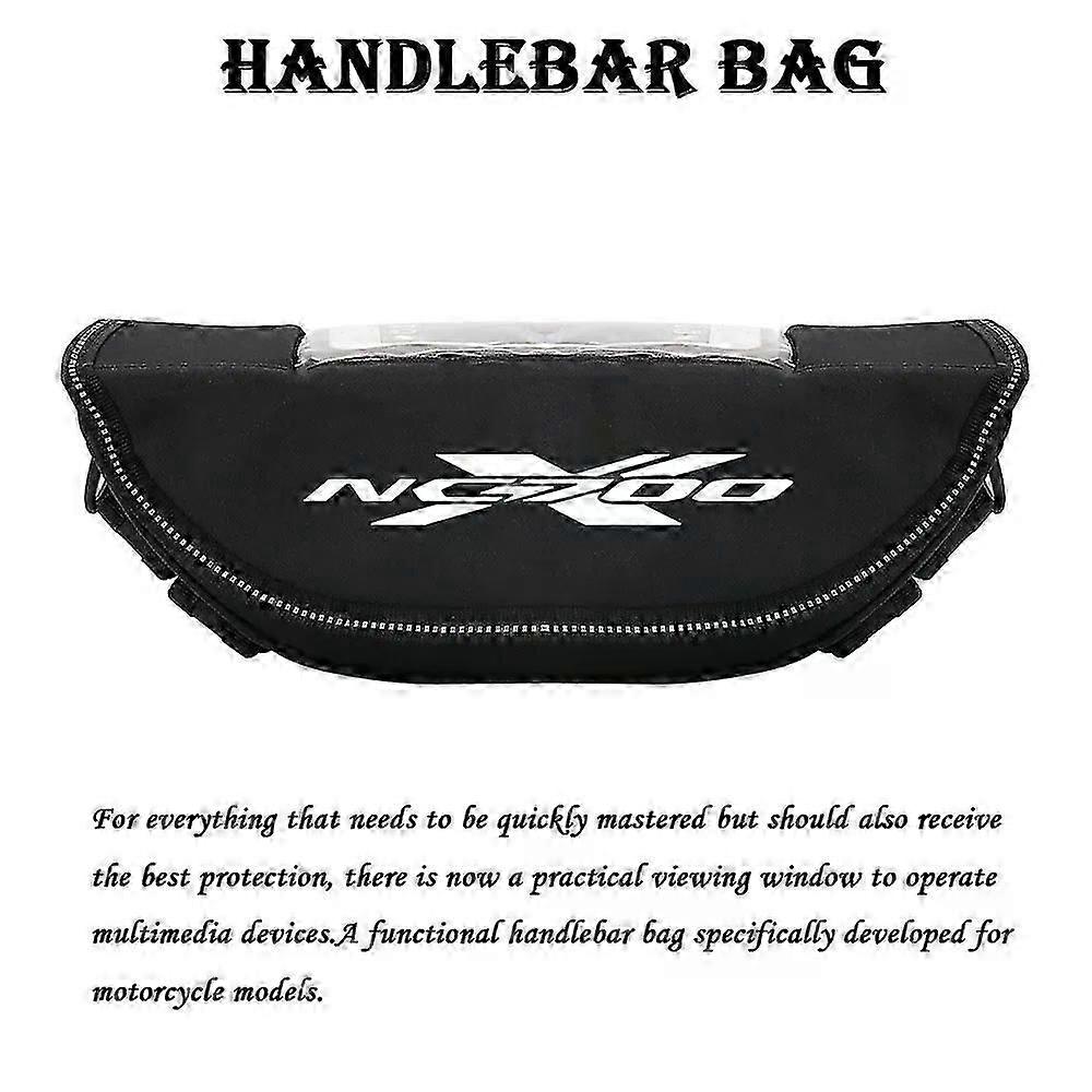 Fit For Honda Varadero XL1000 VFR1200X VFR 1200 X NC700X Bag Modern Waterproof Motorcycle Handlebar Travel Navigation BagS