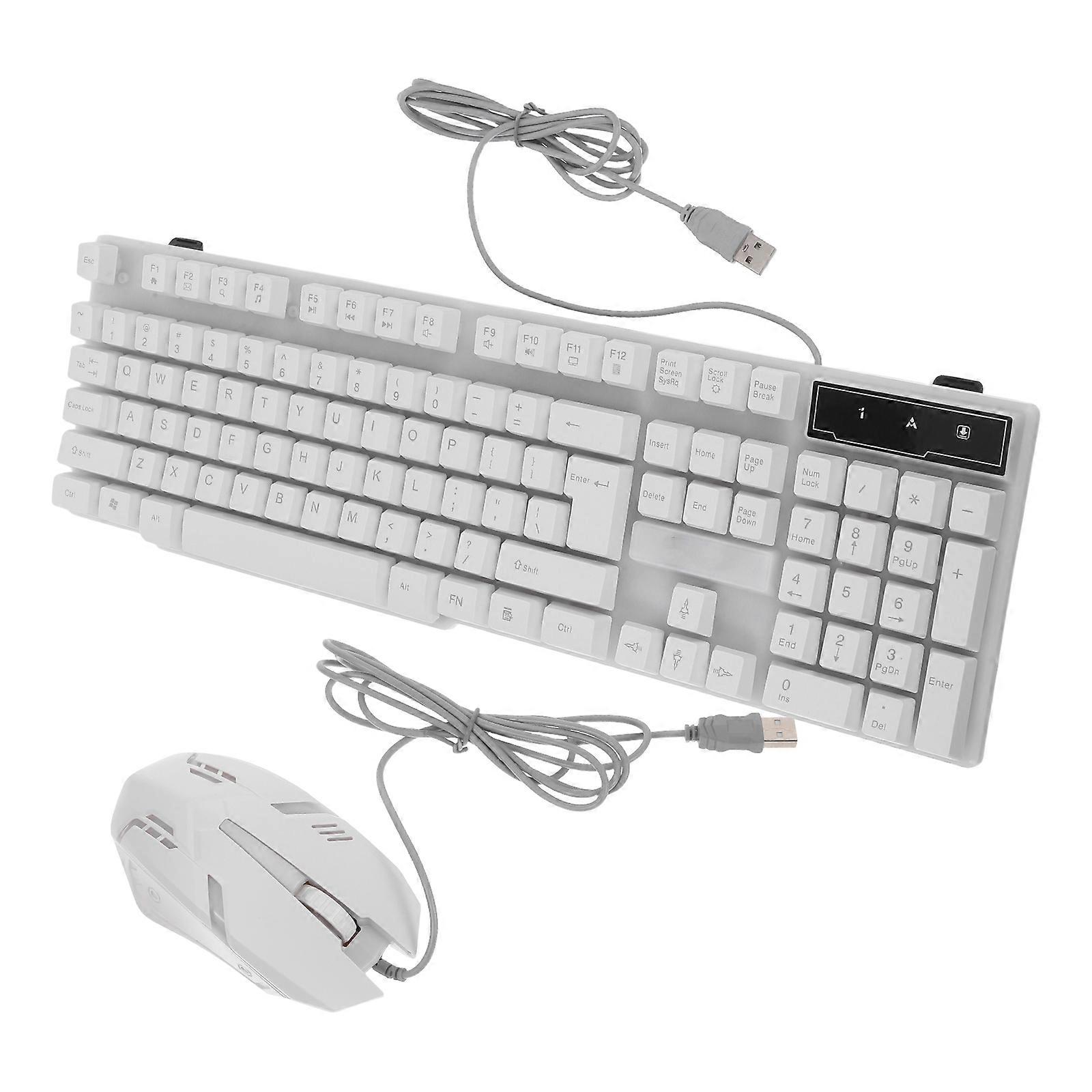 Here's a compelling product description for **Creative Wired USB Keyboard and Mouse RGB Backlit Gaming Accessories** with an emphasis on **ergonomic