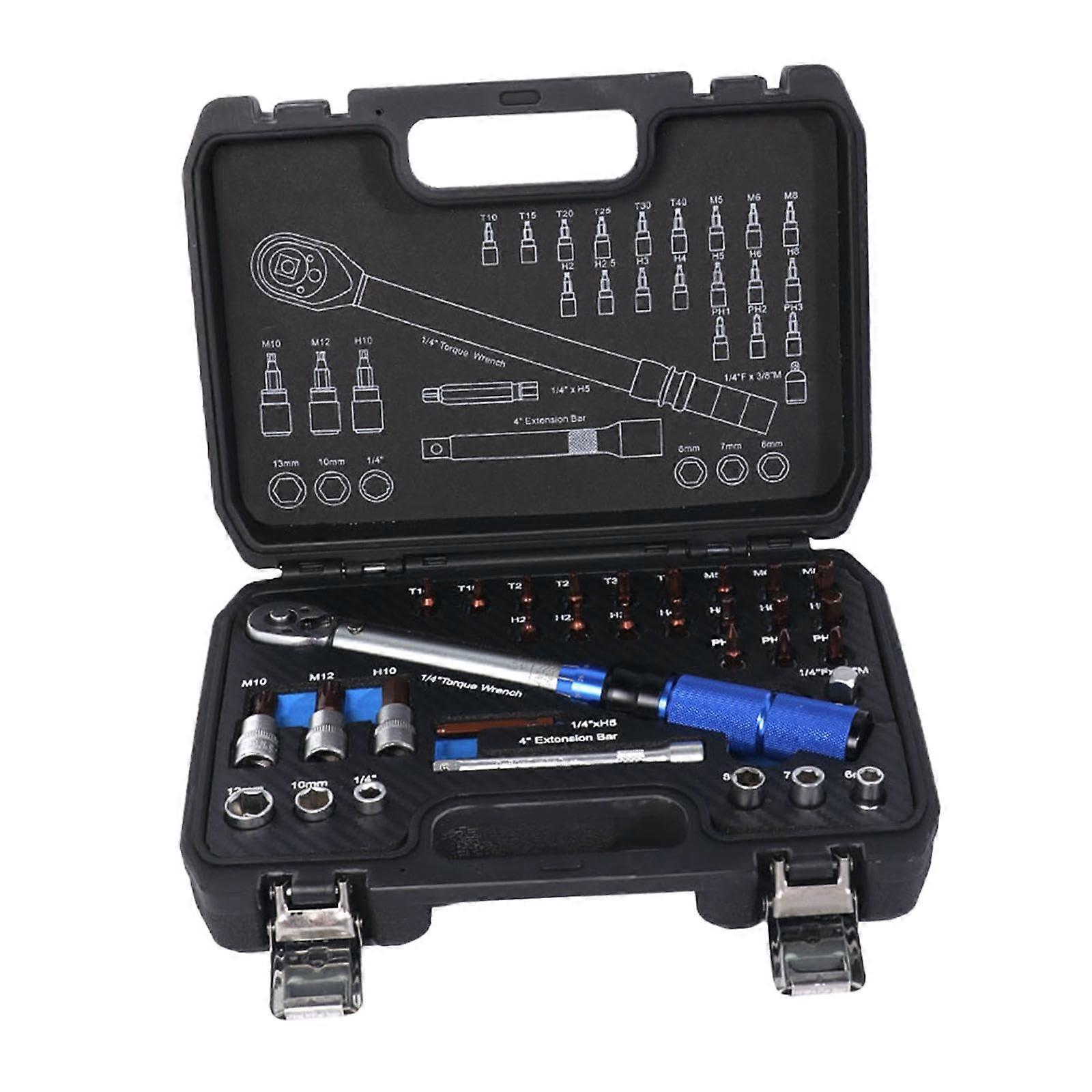 32piece ratchet wrench set, bicycle tools, torque wrench, maintenance kit for bicycle