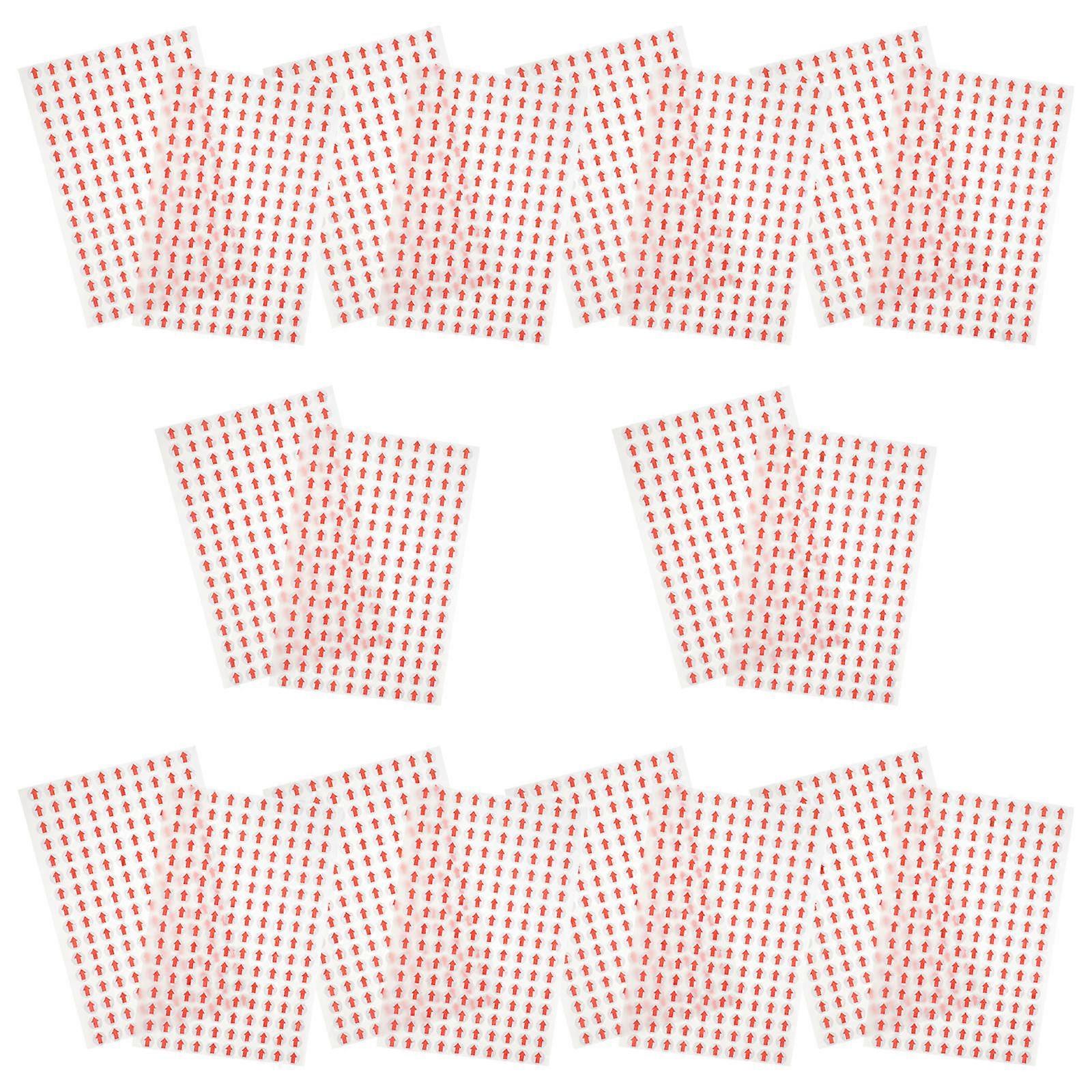 20 Sheets Arrow Stickers Directional Arrow Signs Direction Indication Arrow Sticker