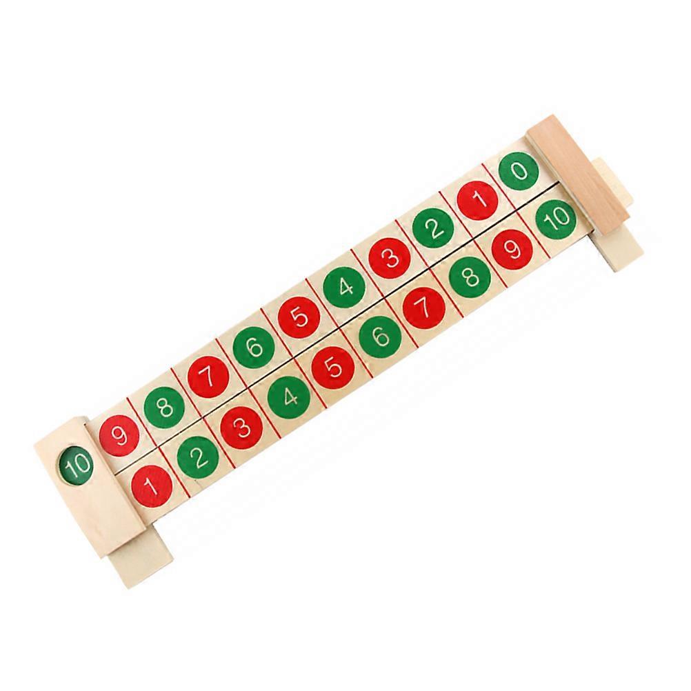 Digital Ruler for Kids Playing Made of Plastic Multi Color Arithmetic Learning Helper 12 Inches