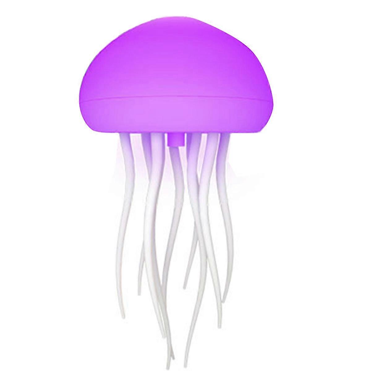 Smart LED Jellyfish Night Light-RGB Gradient, USB Charge,Touch Sensor and Sound Control,Decorative Lamp with Hanging